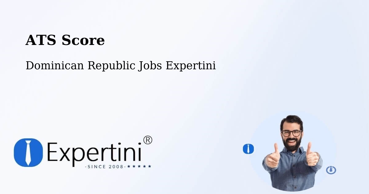 Resume ATS Score & Job Description Match Tool – Dominican Republic - Dominican Republic Jobs Expertini